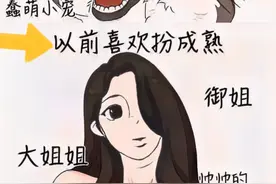 『漫画』以前女生vs现在女生图片