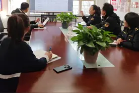 石嘴山市大武口区白芨沟市场监管所开展追溯平台业务操作培训图片