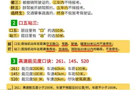 科目一超全总结图片