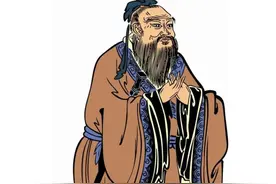 孔子与村童的对话——三人行必有我师焉图片