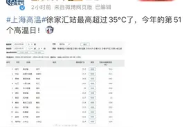 上海今年第51个高温日来了！直逼1934年的55天图片