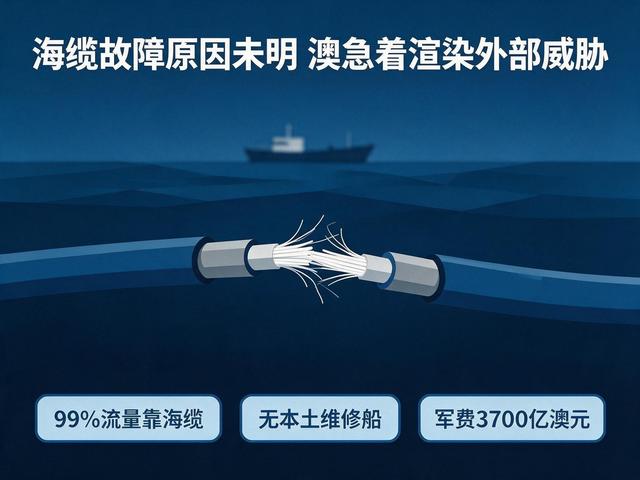 两条海底电缆同时断，澳洲通信告急，美国科技巨头掌握澳通信命脉