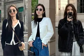 今年秋天最想买的外套，百搭又好看，微胖、小个子女生都可以穿！图片