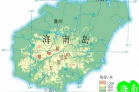 海南岛最东、南、西、北的陆地点在哪里?图片