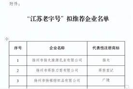 扬州8家！拟推荐“江苏老字号”图片