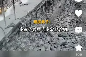 毁三观！男子多占10公分地建房，遭邻居电锯报复，谁才是不讲道理图片
