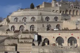 冬日张家塔 岁月静好图片