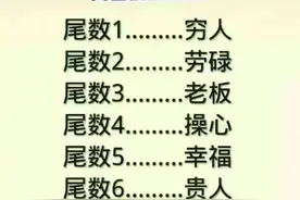 车牌号最后一位的寓意，对照看看你的车牌图片