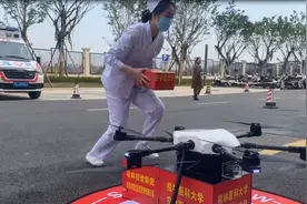 桂林无人机空中送药，首次试飞成功图片
