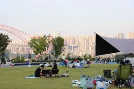 秋天的重庆江边到底有多浪漫？来这里邂逅花海、“枫”景、垂柳图片