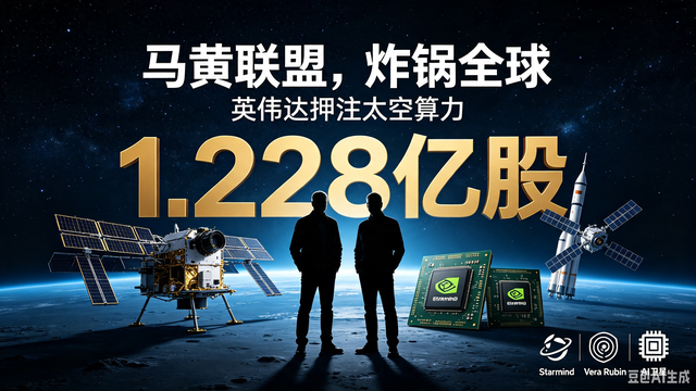 炸锅！马斯克官宣独家只用英伟达GPU，太空算力新主线全面爆发