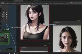 comfyui如何利用多模型同时绘画，模型融合 #comfyui教程图片