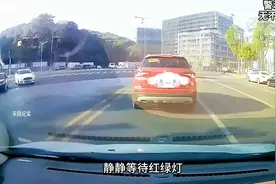 路口惊现“神操作”，女司机停车后竟直接离开，这是为何？图片