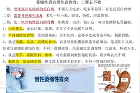 萎缩性胃炎的人群要特别注意饮食，三要五不要，要长期坚持养胃图片