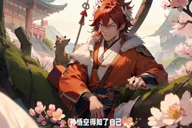 五百年后，唐僧路过五行山，将孙悟空解救出来，孙悟空感激不已图片