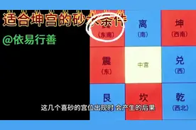 同为喜砂的宫位，西南坤宫另有特殊性。图片
