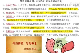 导致脾胃虚弱，可能与以下五个因素有关，平时要注意保养和调理图片