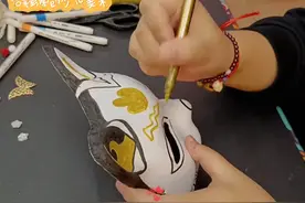 🎃万圣节狂欢，神秘面具DIY登场！在这个充满奇幻的夜晚图片