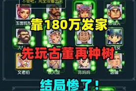 老王0氪小号想拿180万发家，先玩古董再种树，结局有点惨！视频封面