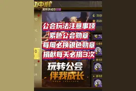 #DNF手游    公会玩法注意事项！紫色公会勋章 每周必换银色徽章视频封面