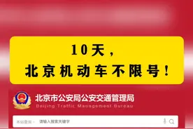 10天，北京机动车不限号！ #2025年春节期间调整本市机动车和非本市进京载客汽车交通管理措施的通告  #北京机动车限行  #春节假期视频封面