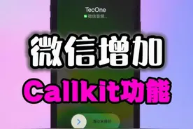 这个版本的微信Callkit功能非常好用 #iphone使用技巧 #苹果手机 #教程来了 #callkit #callkit语音功能强制开通视频封面