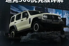 整体桥结构+越野套件等硬核配置上身 坦克300虎克版抢先看