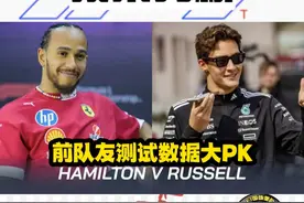 汉密尔顿与拉塞尔测试数据大PK #F1 #方程式赛车 #巴林冬测视频封面