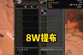50G包黑上地板，出提布卖了8W #魔兽世界怀旧服视频封面