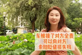 车被撞了，对方的全责，可以向对方索赔贬值损失吗？#保险 #理赔视频封面