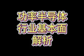 功率半导体基本面分析 #功率半导体 #新洁能 #斯达半导 #士兰微视频封面