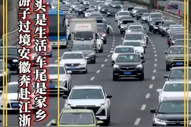 千万游子过境安徽奔赴江浙沪，纵有万般不舍，仍怀壮志启程，带着家乡的温暖和嘱托，开启新一年的打拼，祝你们一路顺风！#返程高峰 #瞰见安徽 #安徽高速 #春节返程视频封面