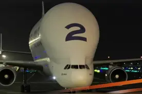 12月11日凌晨，从法国马赛启程的空客“大白鲸”运输机（A300-600ST）平稳降落在深圳机场，这是该机型首次来到深圳执行运输任务，深圳也成为空客“大白鲸”系列运输机今年到访的第三座国内机场。该机型目前全球现役仅有5架，由于独特的造型与鲸豚相似，获得了“大白鲸”这个昵称，常用来执行为超大尺寸货物运送任务。视频封面