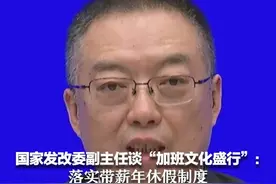 国家发改委副主任谈“加班文化盛行”：落实带薪年休假制度，明确不得违法延长劳动者工作时间视频封面