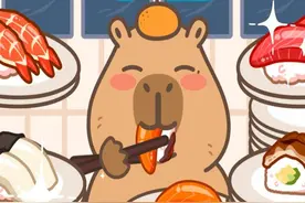 美食动画：用寿司盘叠高楼的卡皮巴拉！要不俺们还是适可而止吧 #美食 #动画 #搞笑 #哎呀妈呀太香了 #日更视频封面