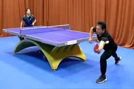 砍式发球来啦#乒乓球 #乒乓球教学 #乒乓女孩 视频封面