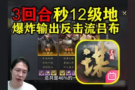 爆炸输出！ 反击流吕布3回合秒12级地【三国谋定天下】视频封面