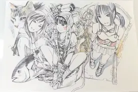 专业漫画家是怎么画画的？日本漫画大师吉富昭仁的手绘现场视频封面