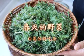 春天的野菜白蒿最好吃的做法，这样一次做一盆不够吃，太香了！视频封面