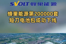 🔋蜂巢能源第200,000套短刀电池包成功下线
🏅交付量全球第一
👀涂布、放卷、飞切、热切、飞叠…
👍🏻多种先进技术为短刀电池质量保驾护航
❤️深受客户青睐
👍从短刀电池的开创者到引领者，全球第一的背后，是蜂巢能源始终坚持对技术的不断创新探索和对品质不懈追求
📽️点击视频观看详情！#蜂巢能源 #短刀电池视频封面