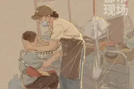 单亲妈妈每天带着自闭症孩子出摊，一边摆摊挣钱一边照顾孩子！#生活不易  #心酸一幕  #社会百态  #单亲妈妈加油  来源：@星宝瀚瀚视频封面
