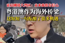 未来很有信心！霍启刚谈大湾区：粤港澳作为海外桥梁，酝酿了很多机遇#2025全国两会 #霍启刚 #大湾区视频封面