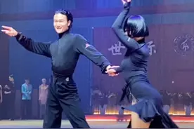 帅就完了，属于国标生的表演时刻#拉丁舞  #尤梦琦顾雨涵  #淮南世际艺术学校视频封面