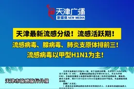 天津最新流感分级！流感病毒、腺病毒、肺炎支原体排前三！ #天津 #流感 #腺病毒 #肺炎支原体视频封面