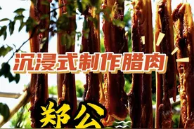郑公教你如何制作腊肉，沉浸式体验 #腊肉 #土猪 #农场 #三农 #秋风起视频封面