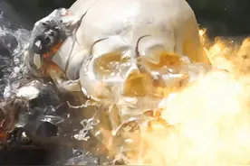 世界上最强大的手枪弹VS头骨 如果用.500手枪弹射击头骨会发生什么？
#慢动作 #武器科普 #武器装备 #手枪视频封面