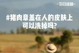 猪肉章盖在人的皮肤上可以洗掉吗?#猪肉 #社会百态 #社会 #真实事件视频封面