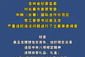 长春市委原常委、中韩（长春）国际合作示范区党工委原书记高玉龙严重违纪违法被开除党籍和公职视频封面