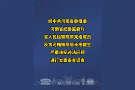 经中共河南省委批准，河南省纪委监委对省人民检察院原党组成员、反贪污贿赂局局长杨建生严重违纪违法问题进行了立案审查调查。（来源：清风中原  安阳融媒编辑：田启青）视频封面