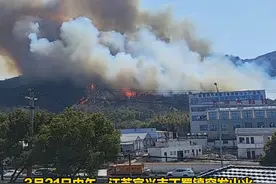 江苏宜兴市丁蜀镇疑因祭祀活动引发山火 现场浓烟滚滚可见火焰窜出视频封面
